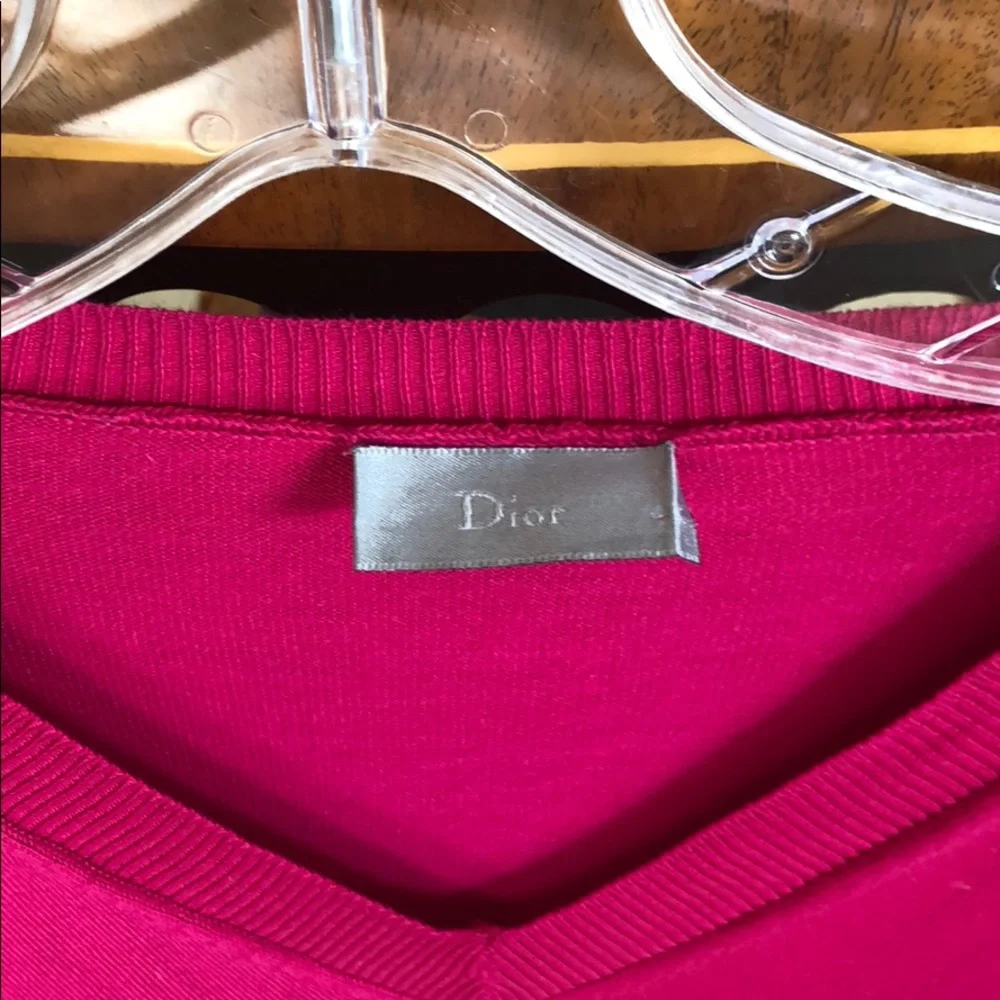 Christian Dior Cotton Vneck Sweater